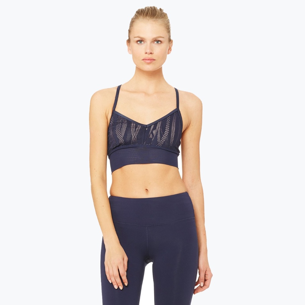 Alo Yoga Rich Navy Aria Bra
